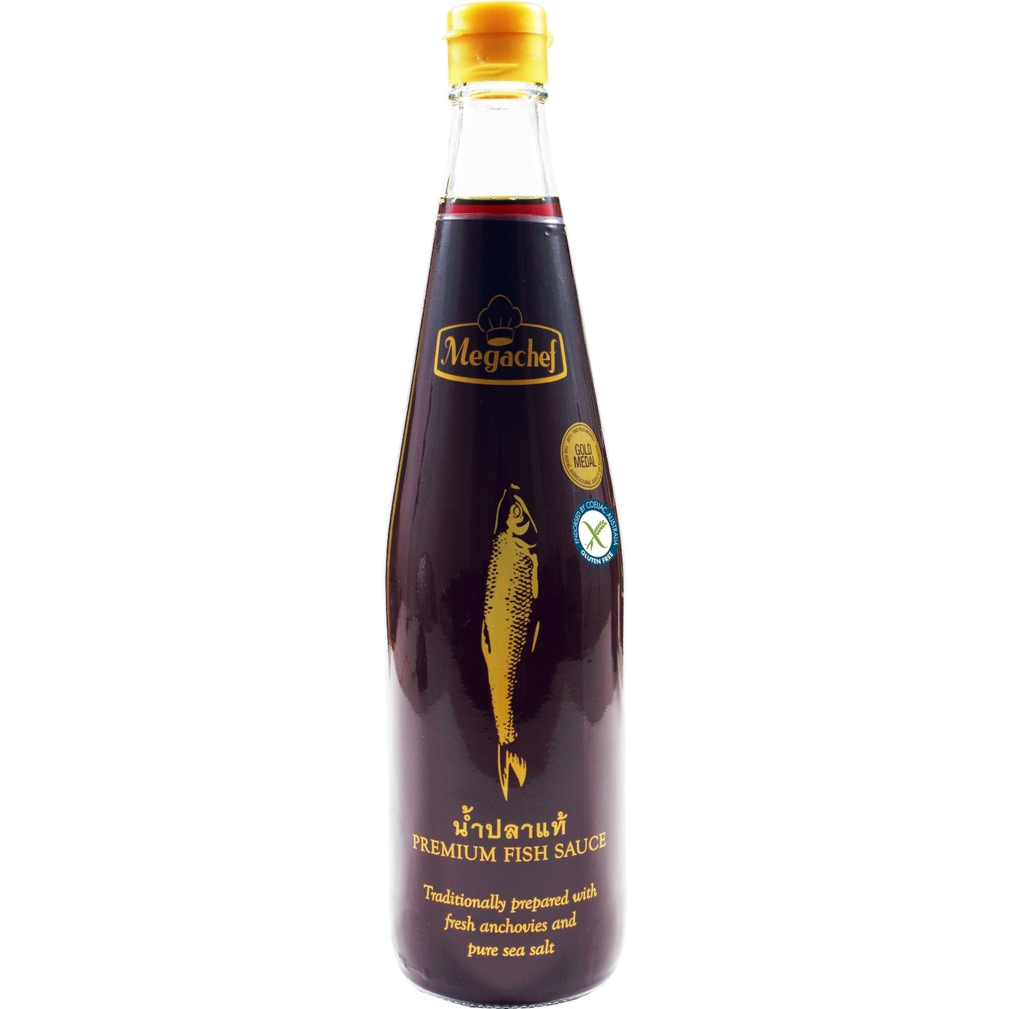 Megachef Fischsoße Premium 200ml, 500ml oder 700ml น้ำปลาเมกาเชฟ
