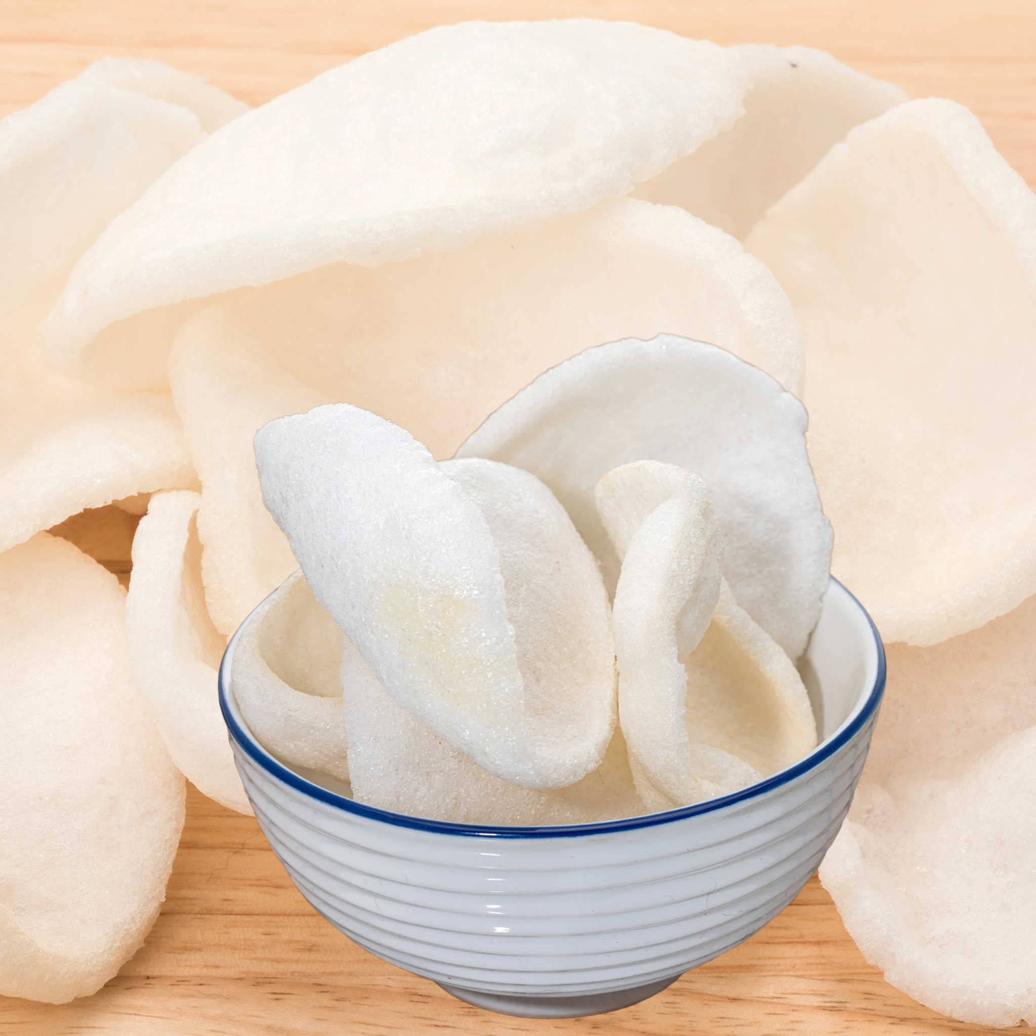 Garnelenchips (Roh) Sa Giang 1 kg ข้าวเกรียบกุ้ง(ดิบ)