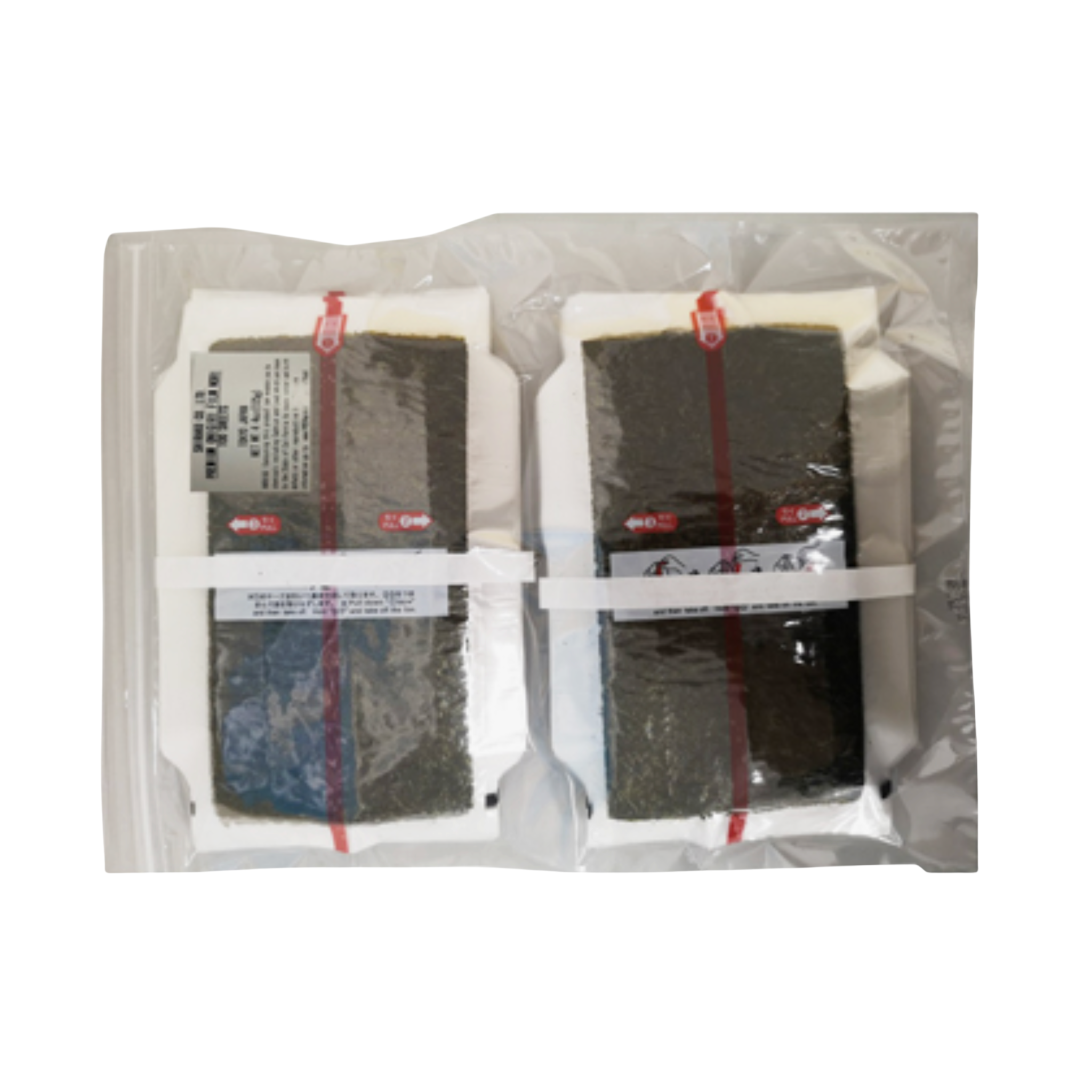 Meeresalgen Nori-Tang für Reisbällchen (Onigiri), halb geschnitten 125 g (100 Blätter)