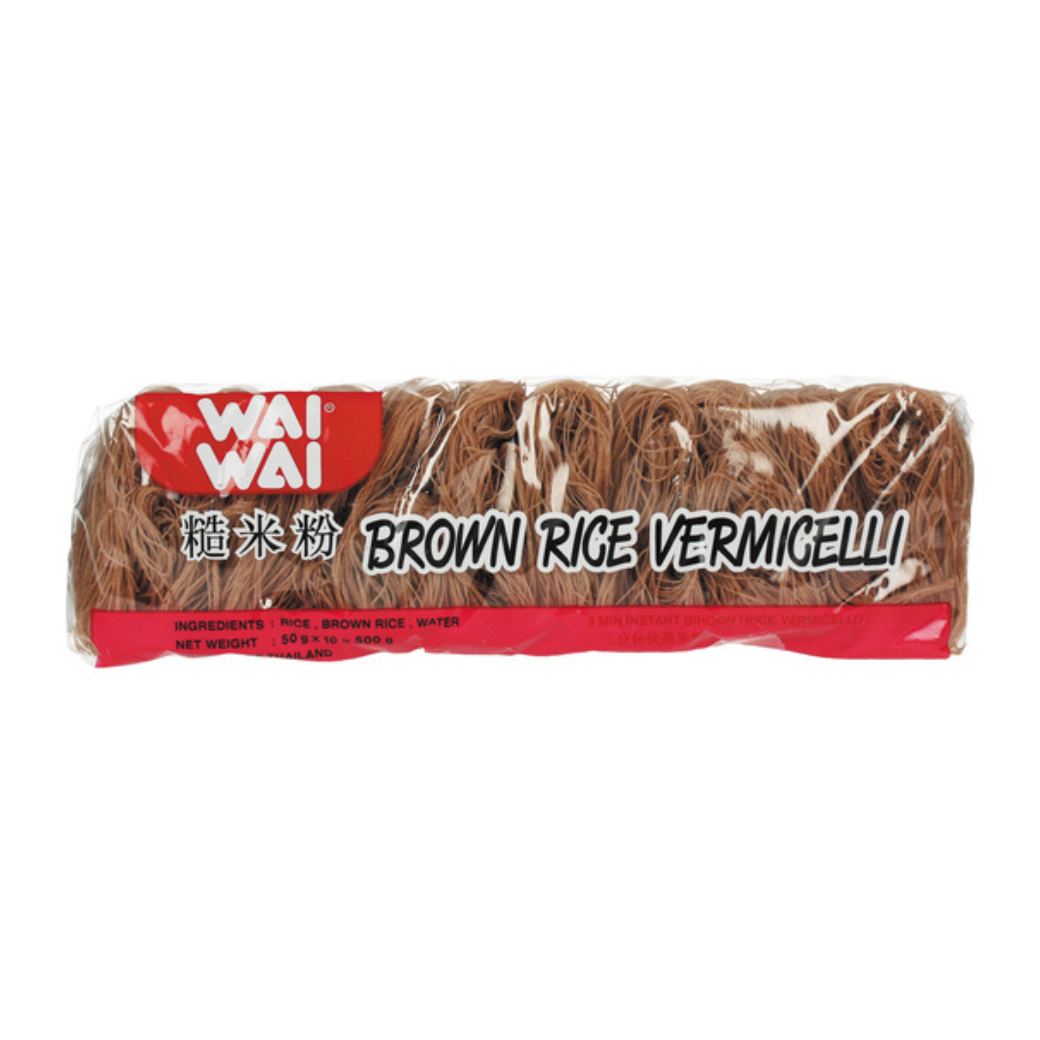 Wai Wai Braune Reisfadennudeln 500 g