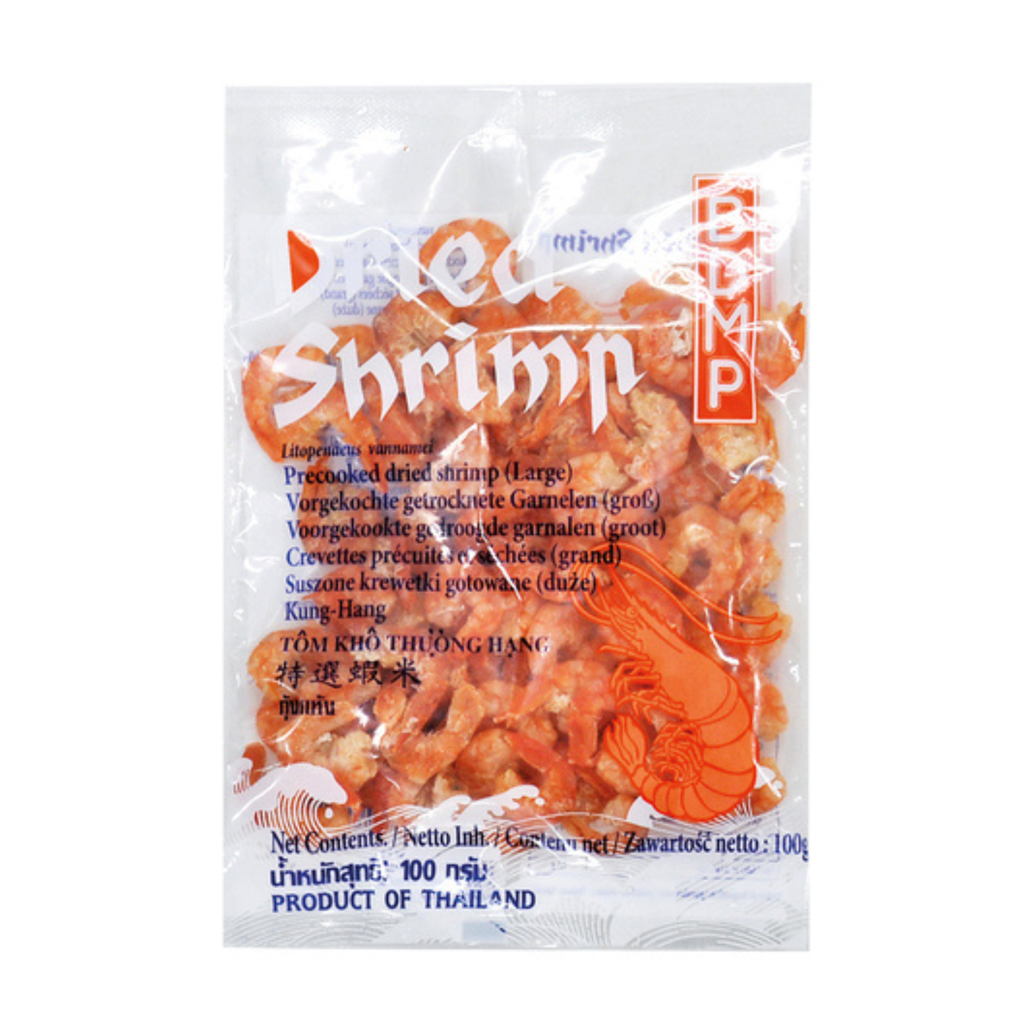 Vorgekochte Getrocknete Garnelen (L) 100 g