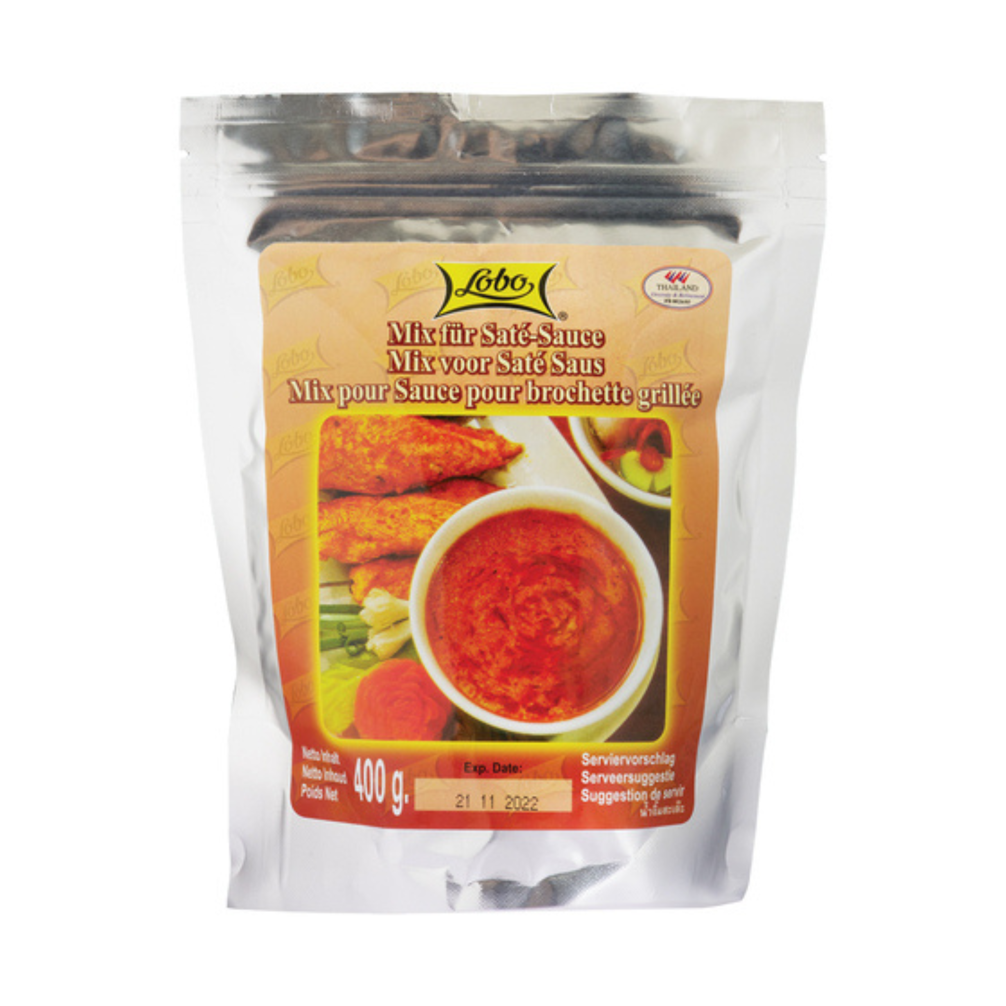 Lobo Würzmix Erdnuss-Saté Sauce 400 g