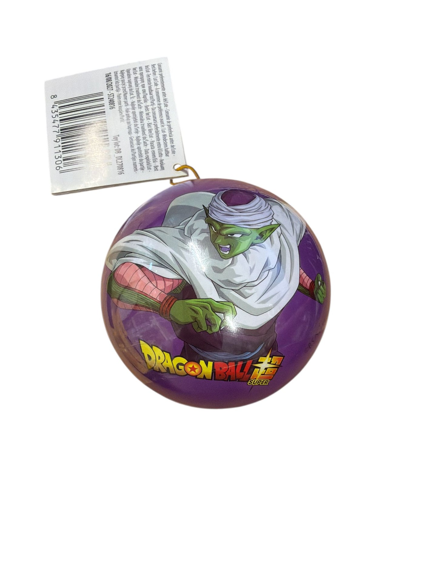 Dragon Ball Z Metal Christmas Ball with Candy 5 g (Random Design)