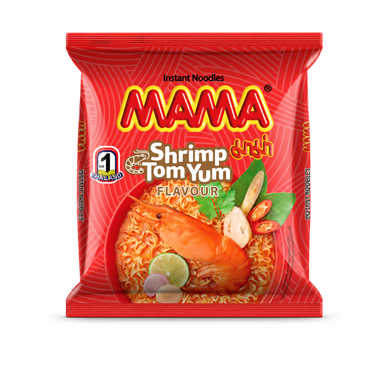 MAMA Instantnudeln, Shrimps Tom Yum 60 g มาม่าต้มยำกุ้งน้ำใส