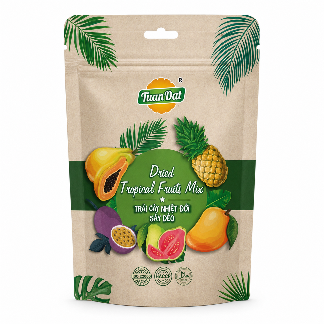 TUAN DAT  Tropische Früchtemischung Getrocknet 100 g
