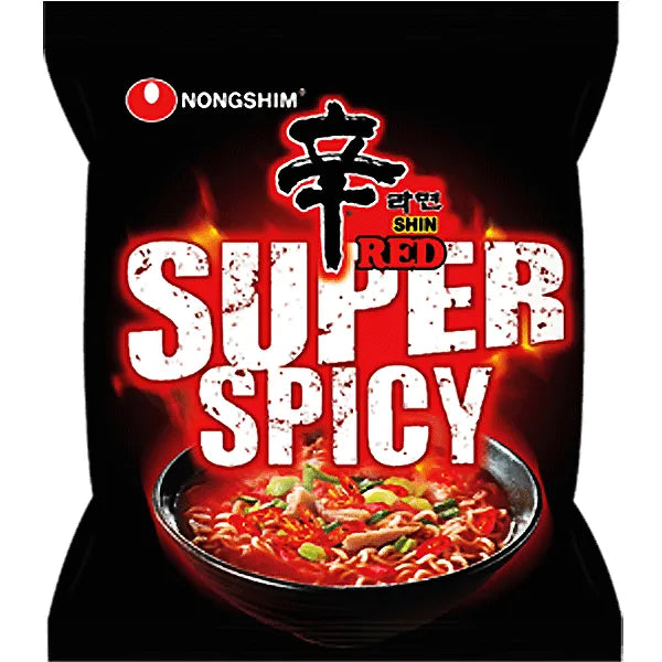 Nongshim Instantnudeln Shin Red Super Spicy 120 g